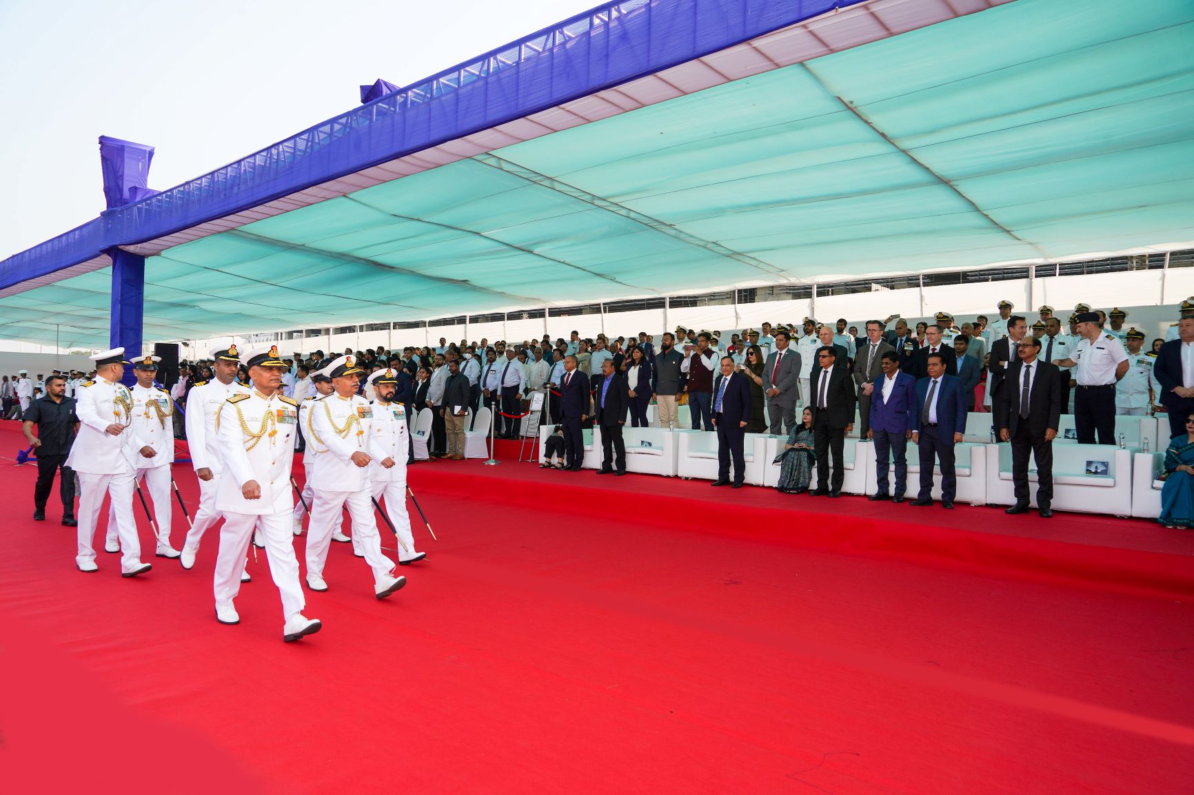 Commissioning Of Indian Naval Ship Vagir By Admiral R Hari Kumar, PVSM, AVSM, VSM, ADC Chief Of The Naval Staff - 23rd Jan 2023123